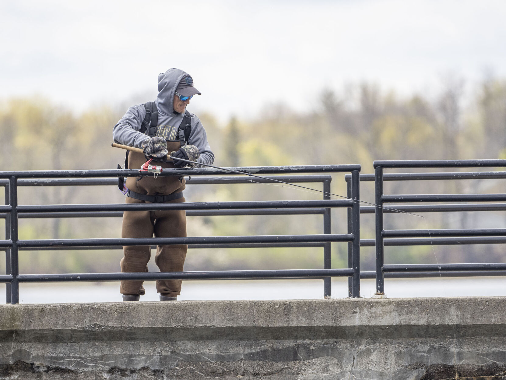 Cold weather angling